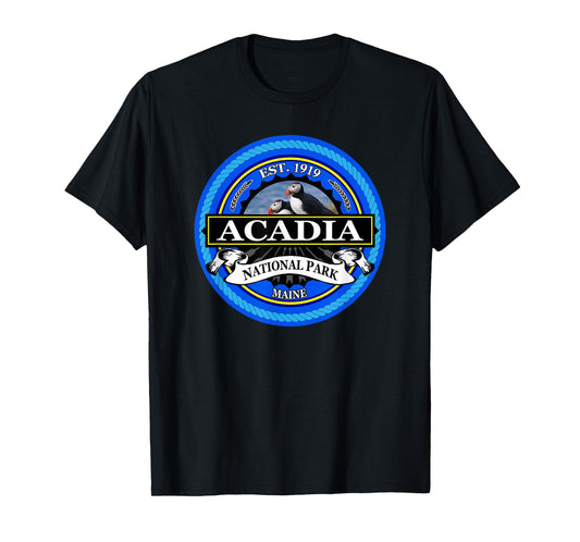 Acadia National Parks Puffins T-Shirt