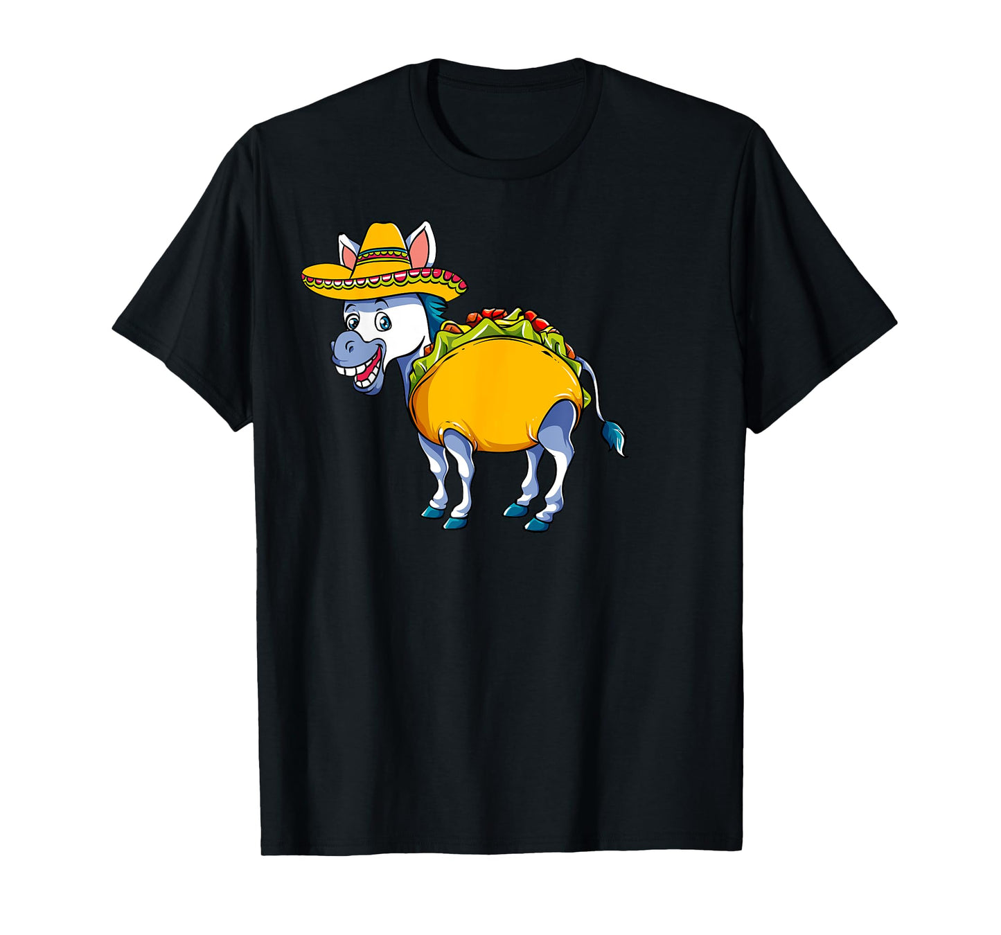 Donkey Taco Hilarious Burro Design for Cinco de Mayo T-Shirt