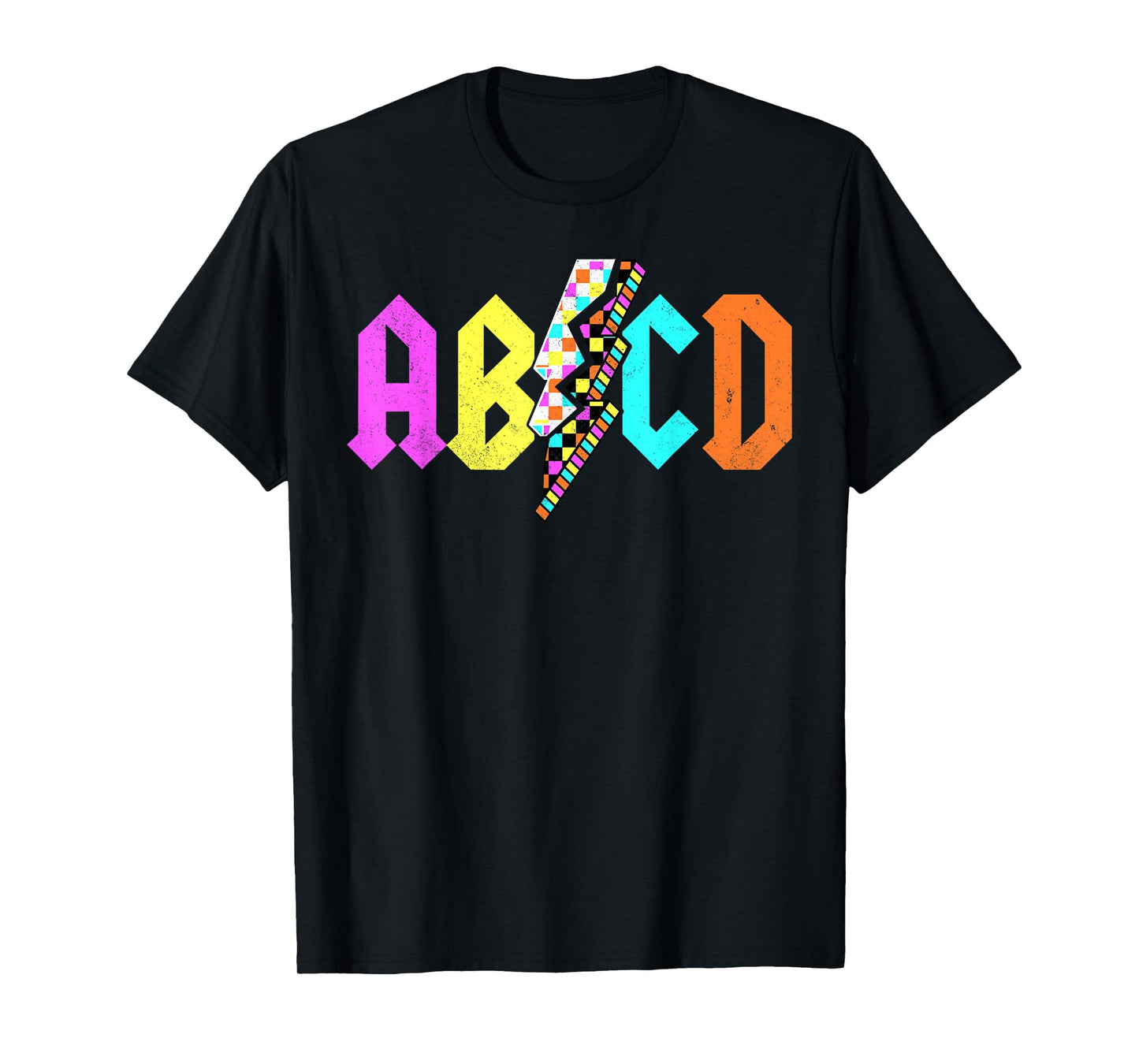 Rock ABCD Back To School ABCD Teacher Back To School Kids T-Shirt