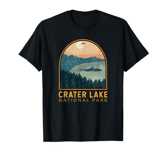 Crater Lake National Park Vintage Emblem T-Shirt