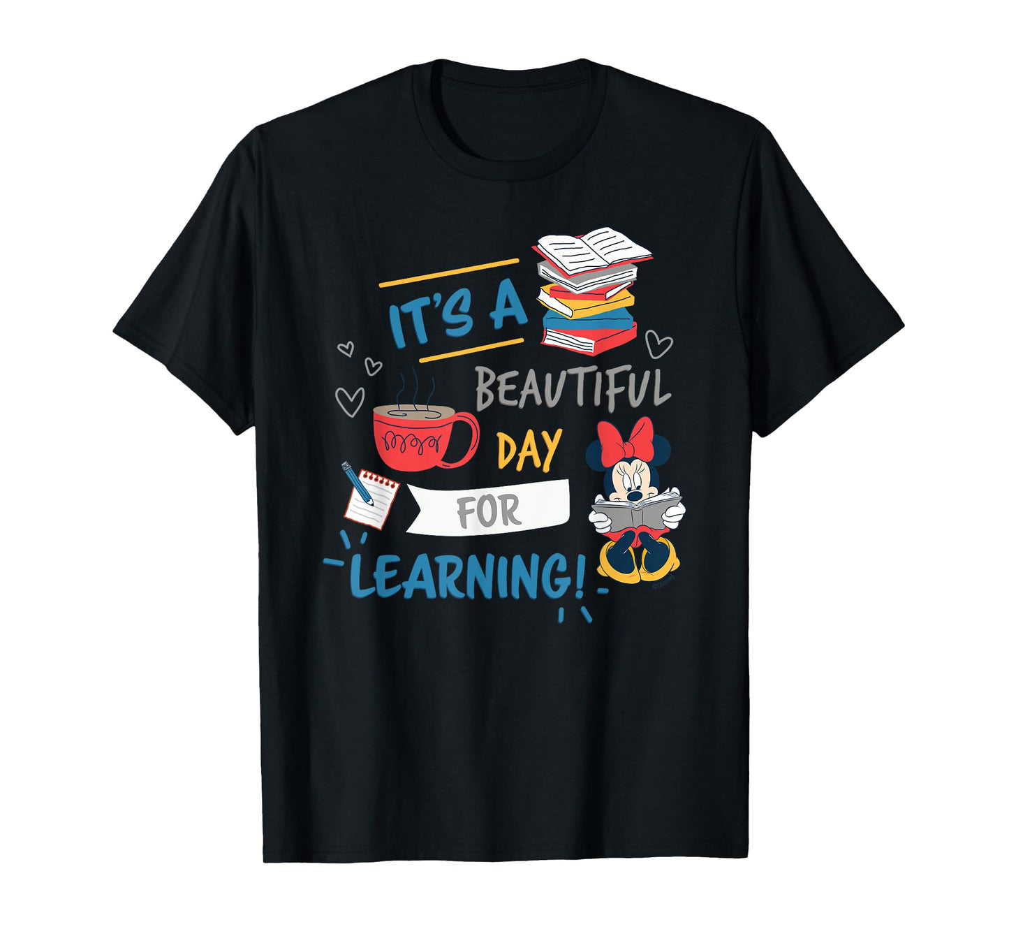 Disney Minnie Mouse Beautiful Day for Learning Teacher's Day T-Shirt