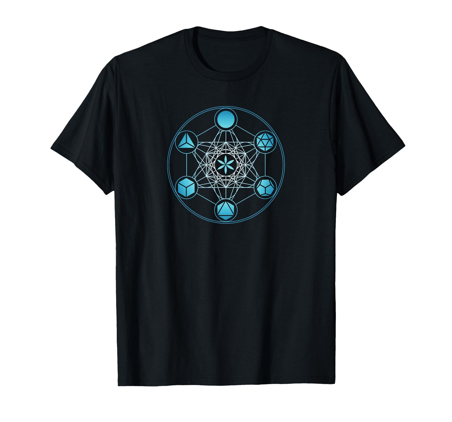 Metatrons Cube, Sacred Geometry, Platonic Bodies T-Shirt