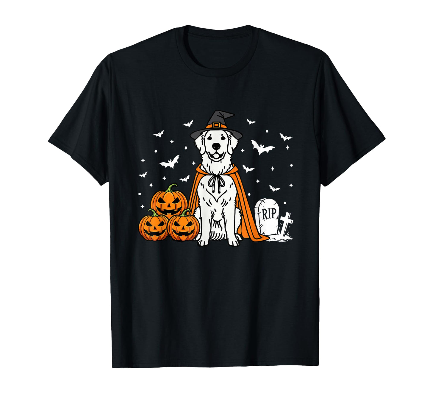 Witch Golden Retriever Halloween Golden Retriever Dog Mom T-Shirt