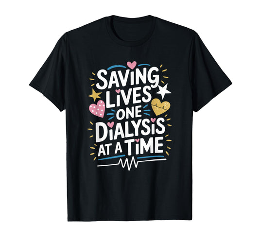 Dialysis Technician Kidney Nurse Design for Dialysis Tech T-Shirt