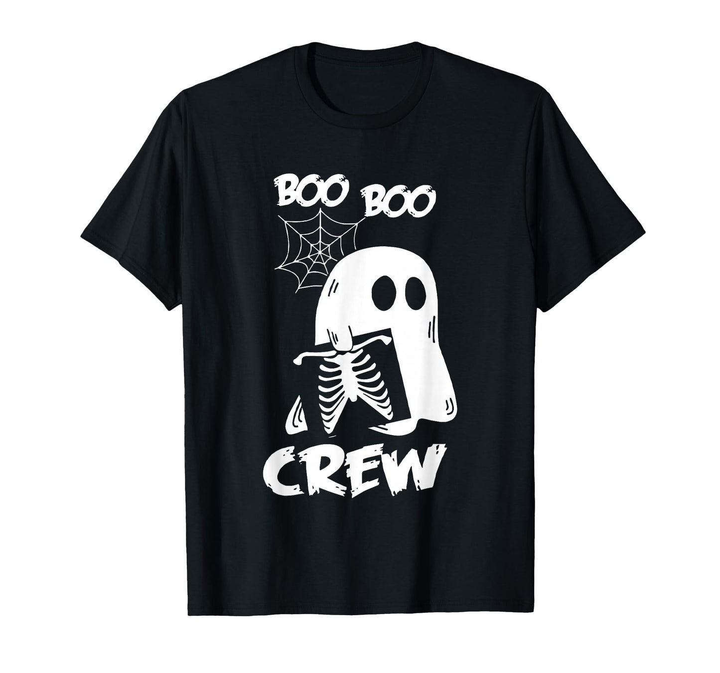 Funny Radiology Ghost Boo Crew Skeleton X-ray Bones RAD Tech T-Shirt