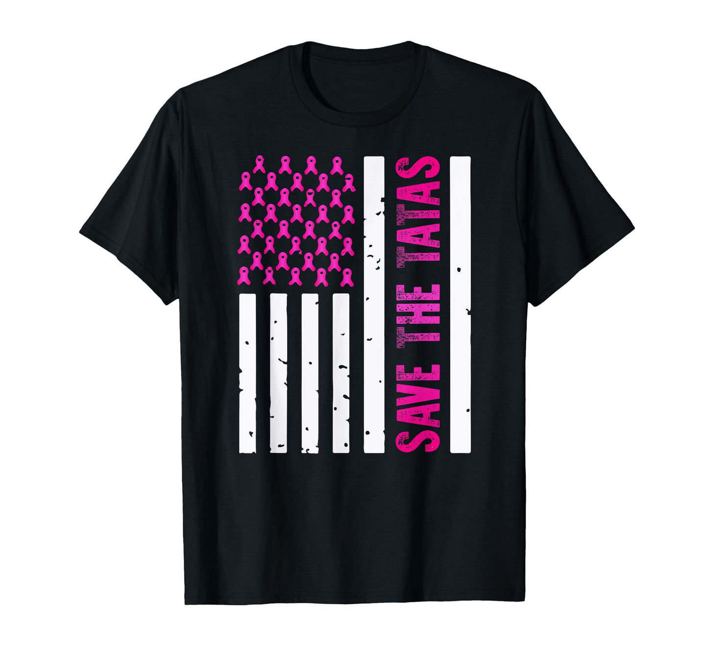 Save The Tatas Breast Cancer Awareness Pink Ribbon Family T-Shirt
