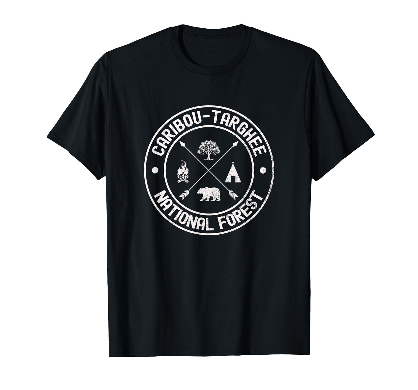 Caribou-Targhee National Forest Adventure Explorer Design T-Shirt