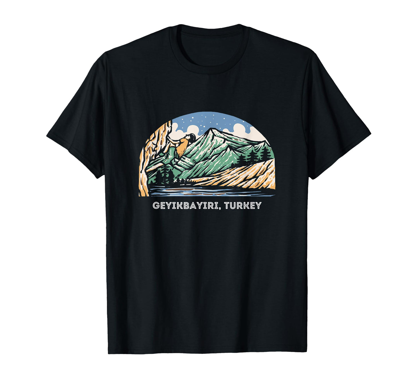 Vintage Geyikbayiri, Turkey Rock Climbing Bouldering T-Shirt