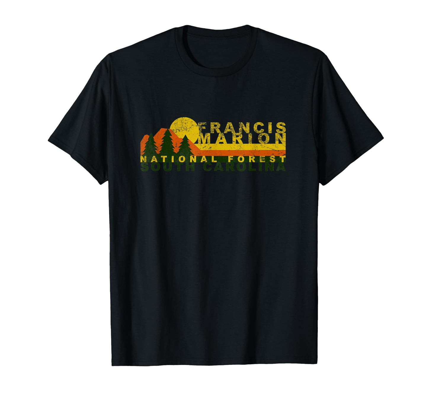 Francis Marion National Forest Vintage Retro T-Shirt