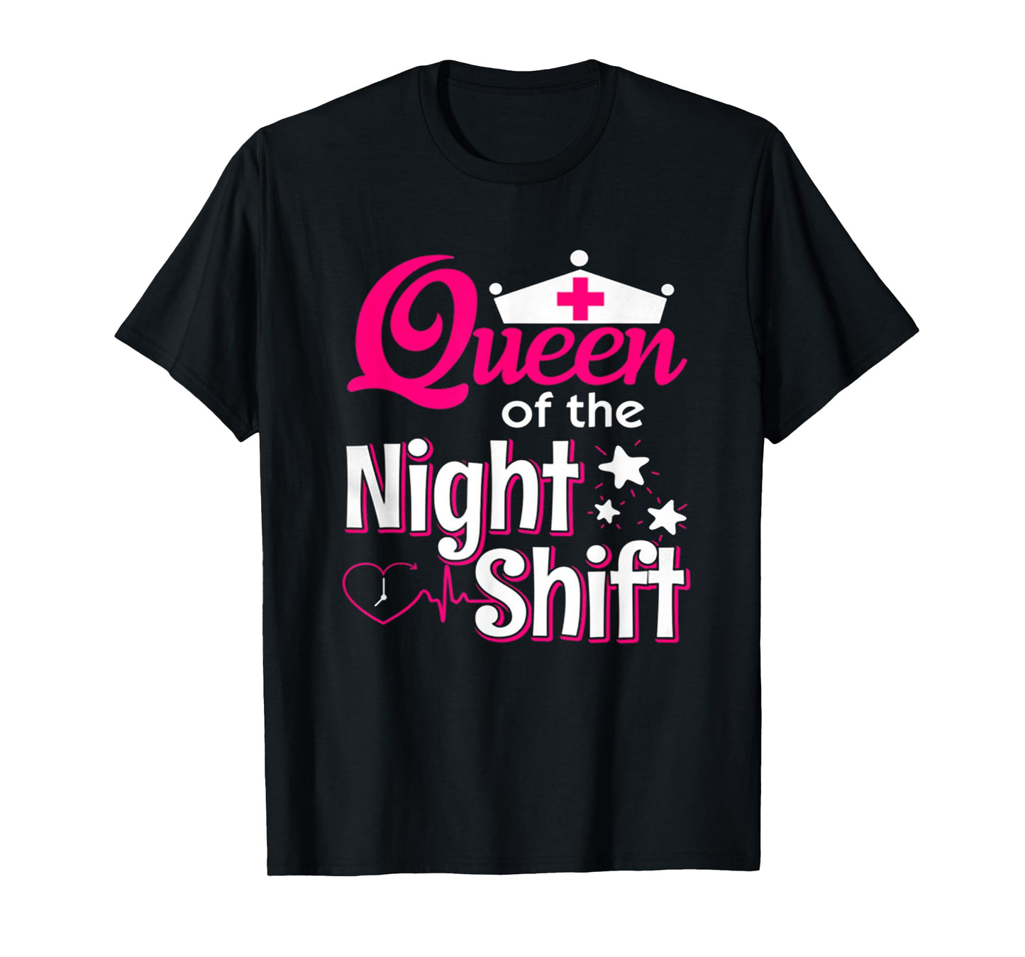 Hot Trend Shirt Queen Of The Night Shift Nurse T-Shirt