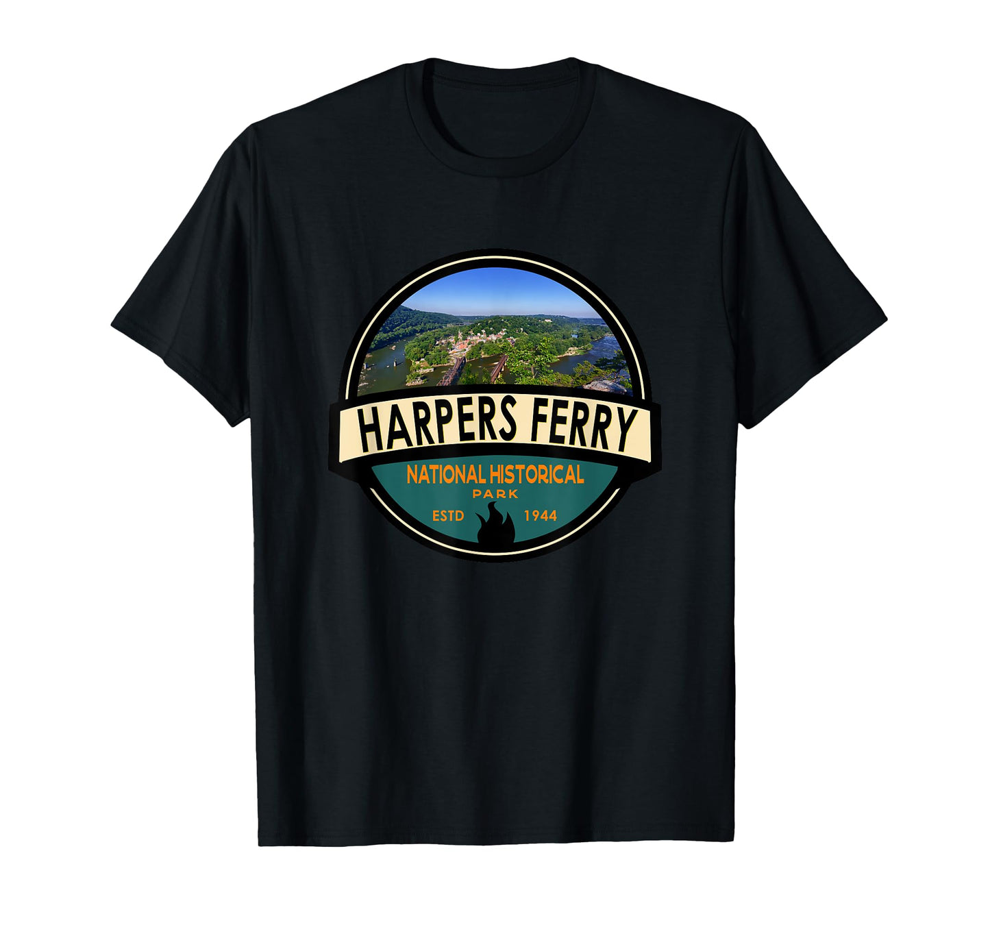 Harpers Ferry National Historical Park Emblem Vintage T-Shirt