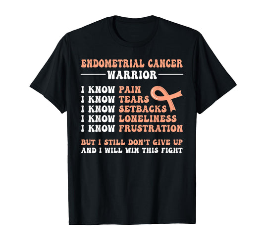 Endometrial Cancer Warrior T-Shirt