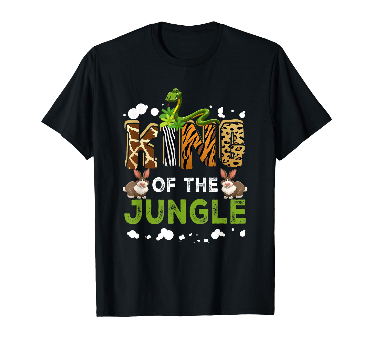 King Of The Jungle Zoo Safari Squad Family Birthday Party T-Shirt