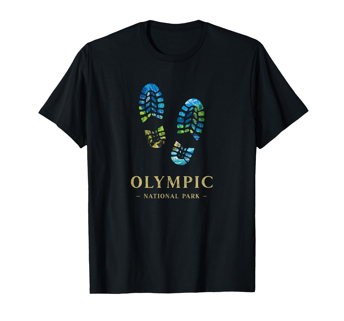 Olympic National Park USA Hike Hiking Boot Camping Souvenir T-Shirt