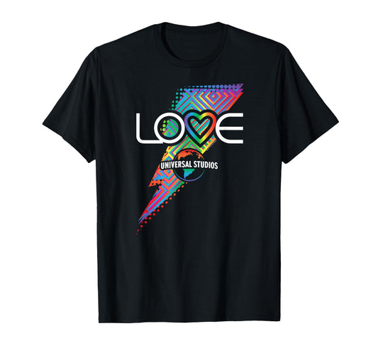 Universal Parks Love Universal Rainbow Bolt T-Shirt