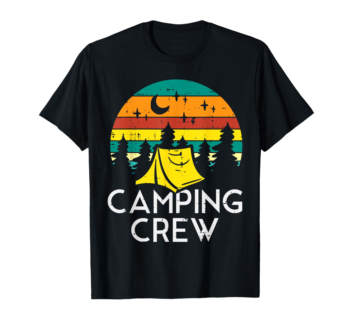 Camping Crew Cute Camper Boys Girls Kids Youth Toddler T-Shirt