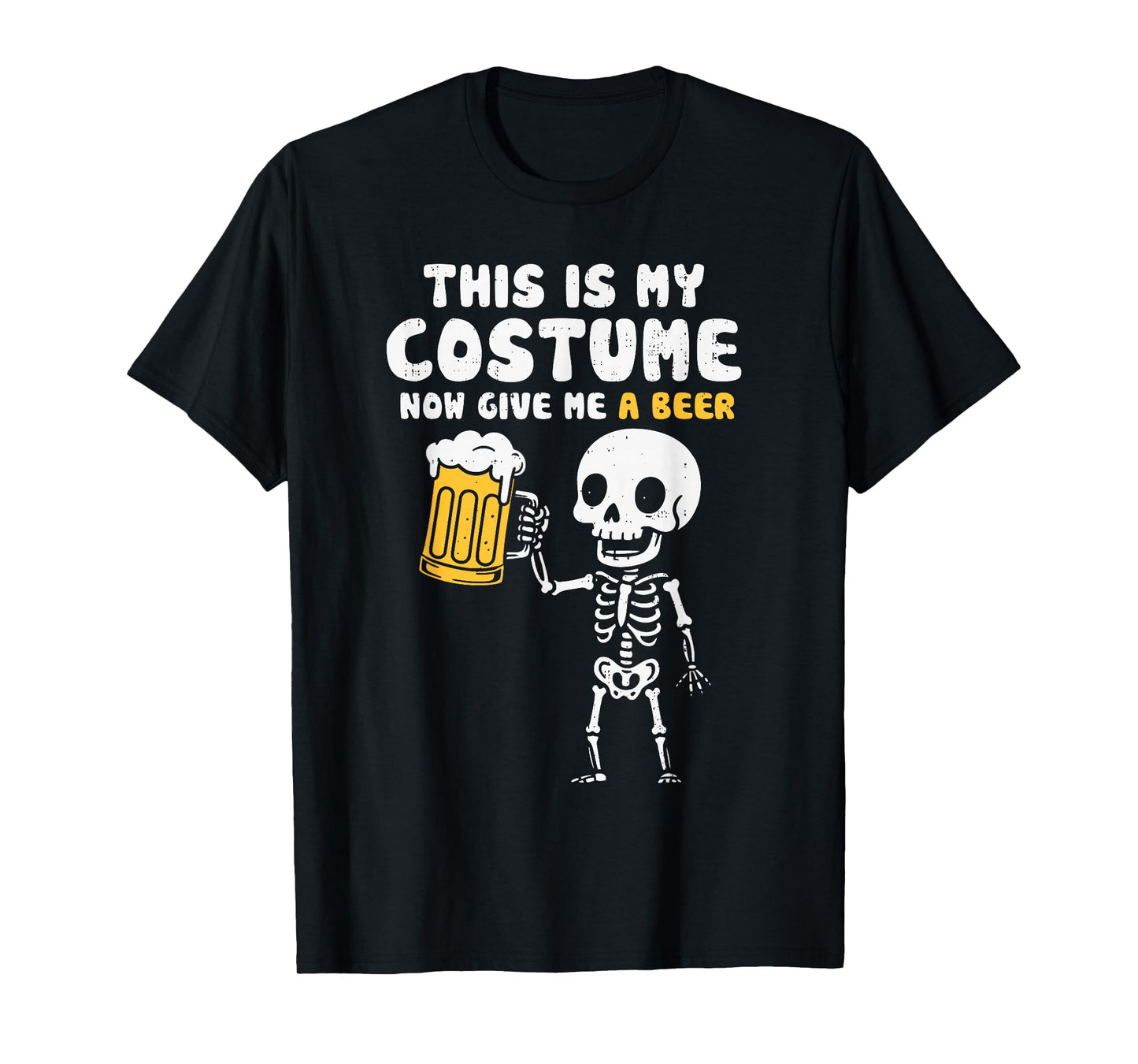 This is My Costume Beer Halloween Party Drinking Dad Mens T-Shirt