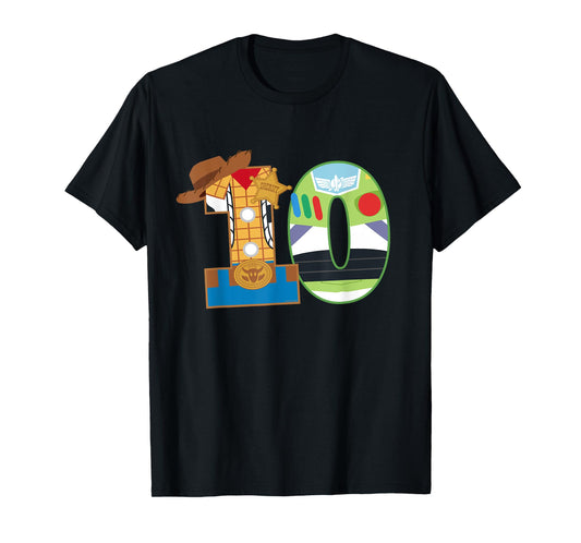 Disney and Pixar’s Toy Story Tenth Birthday 10 Years Old T-Shirt