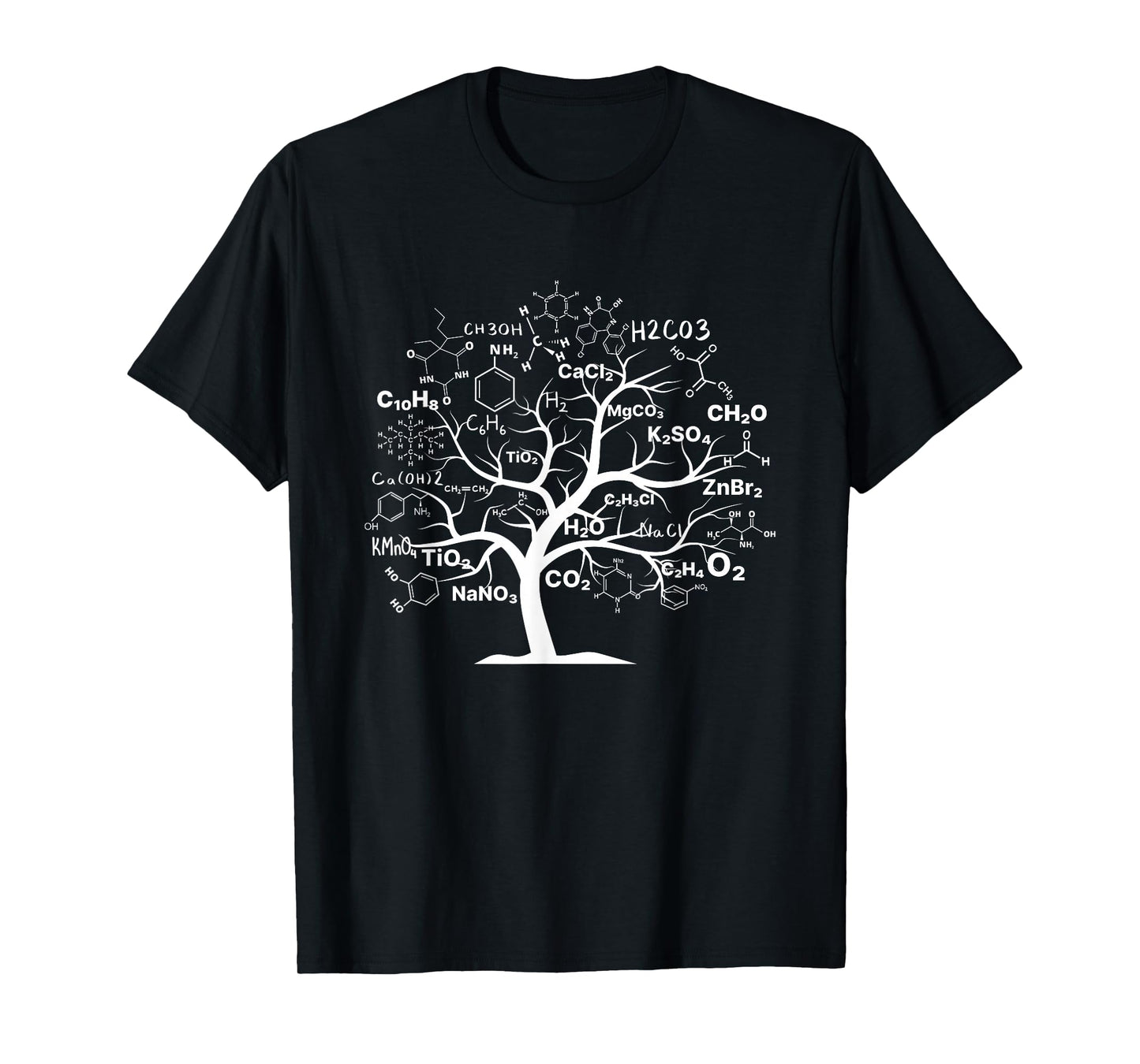 Funny Chemical Tree. Where Chemistry Meets Nature T-Shirt
