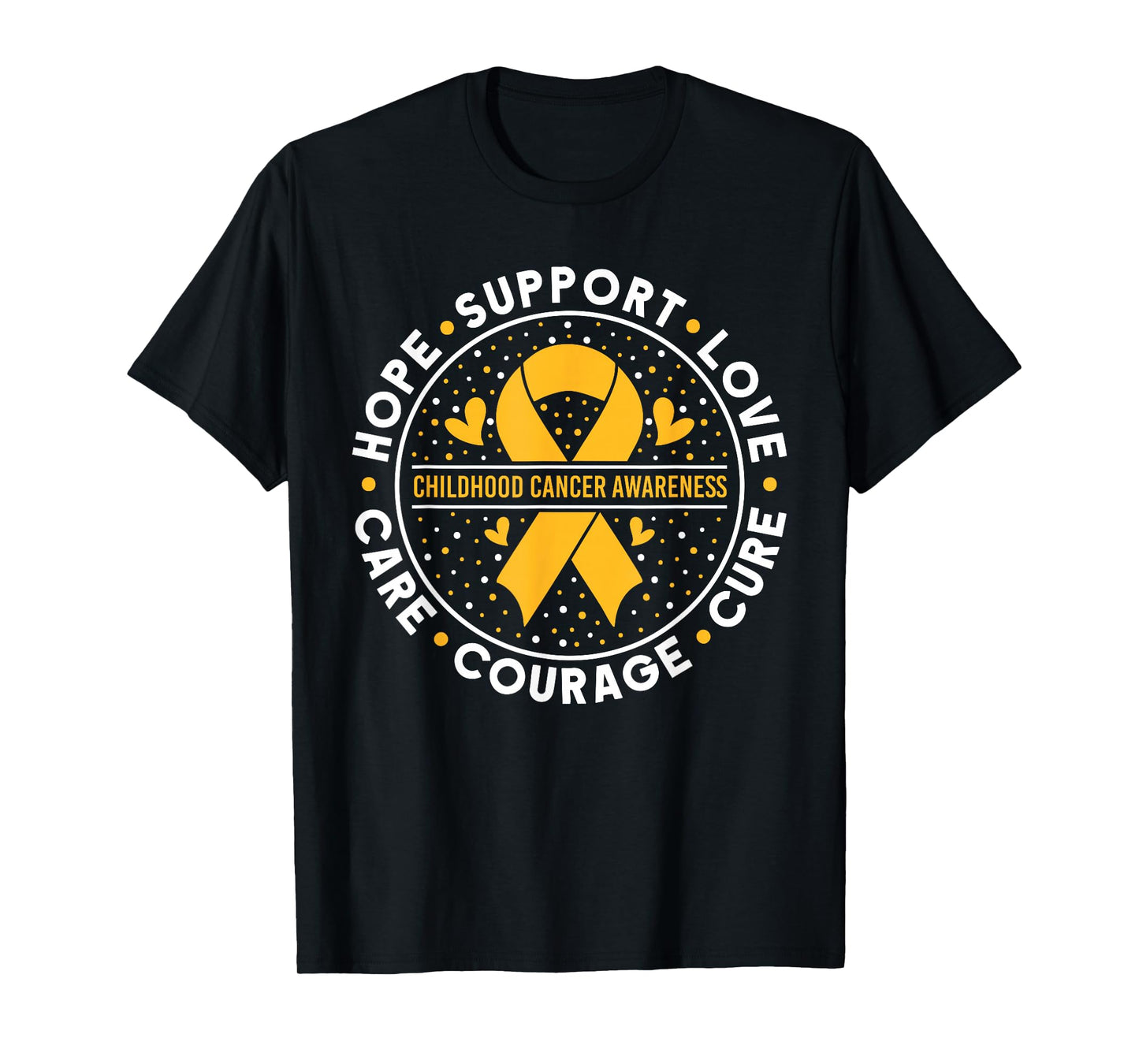 Childhood Cancer Support Family Childhood Cancer Awareness T-Shirt
