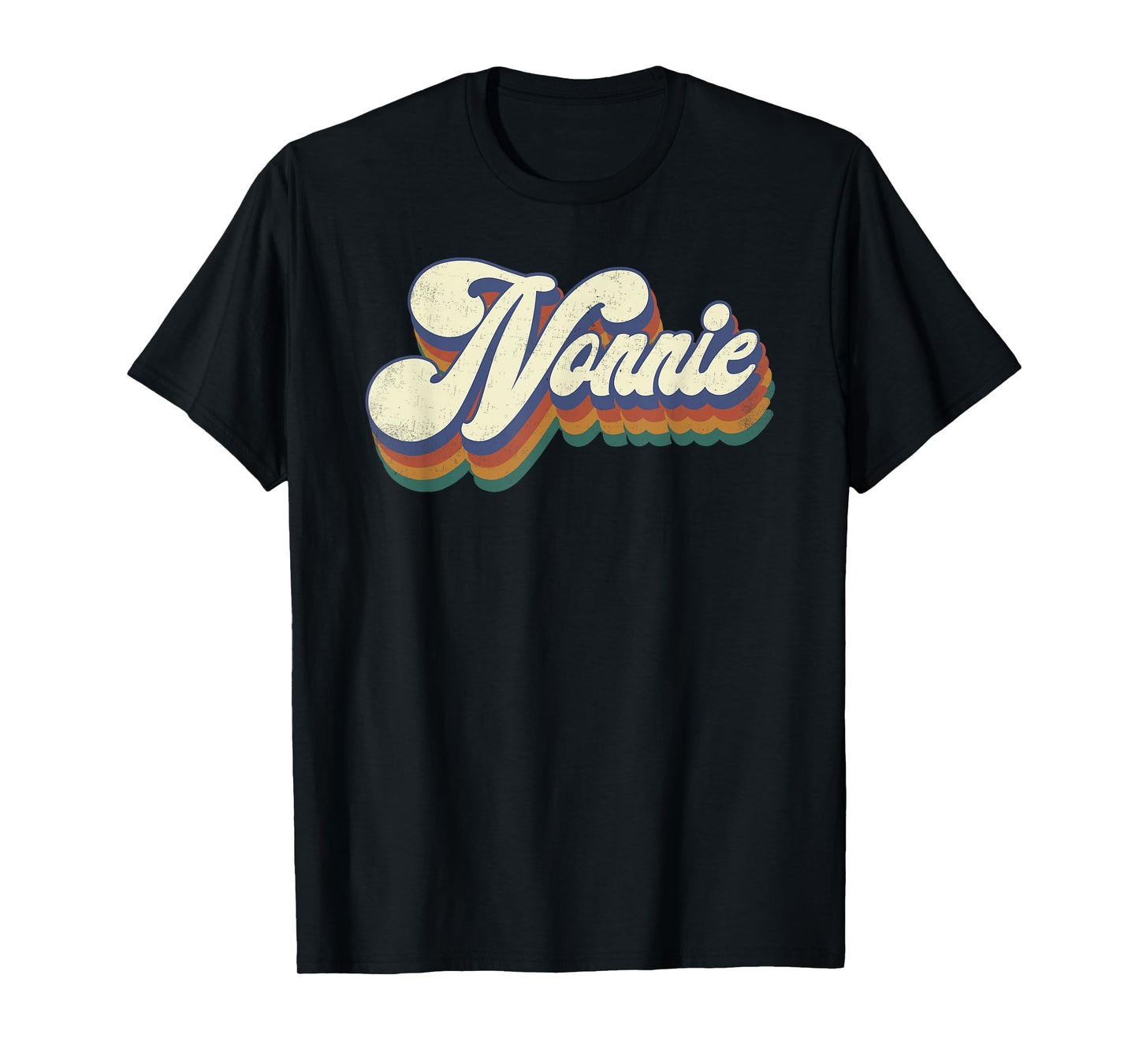Nonnie Gifts For Grandma Retro Vintage Mother's Day Nonnie T-Shirt