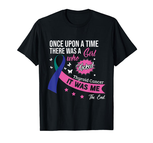 Thyroid Cancer Fight Cancer Ribbon T-Shirt