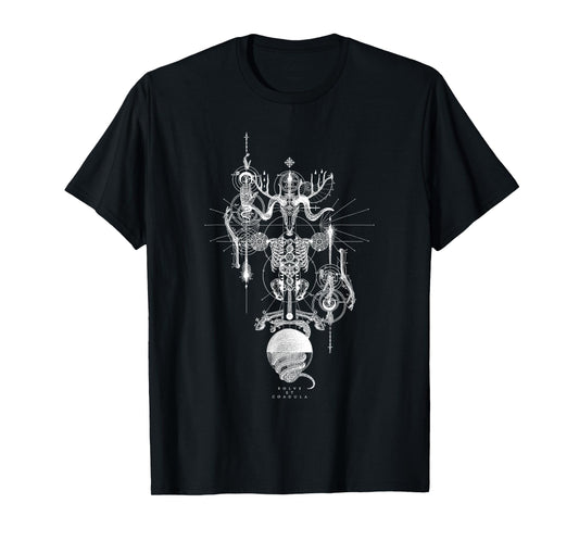 Solve Et Coagula Alchemical Medieval Occult Celtic Dragon T-Shirt