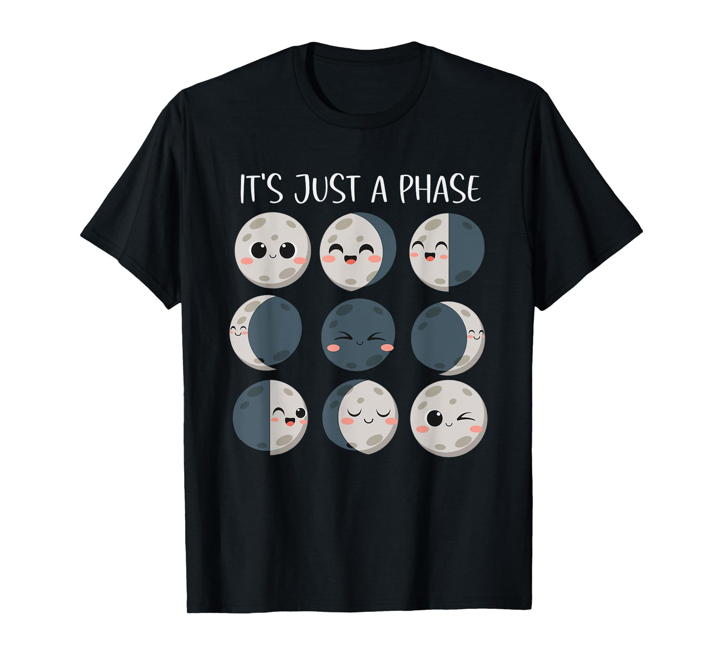 Women Science Teacher Moon Phases Scientist Back To School T-Shirt