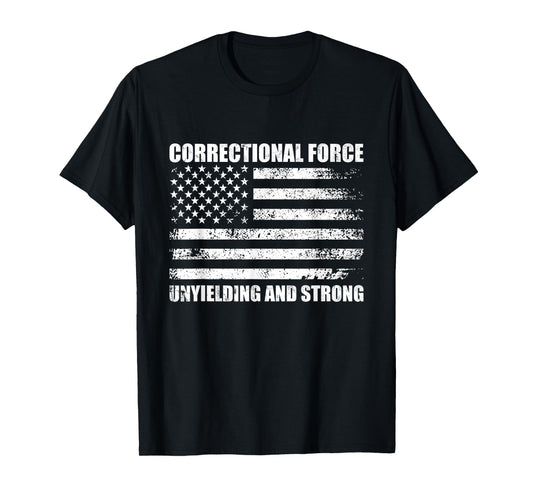 Correctional officer quote corrections patriotic design T-Shirt