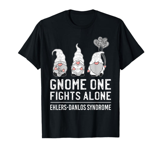 Gnome One Fights Alone Ehlers-Danlos Syndrome EDS Awareness T-Shirt