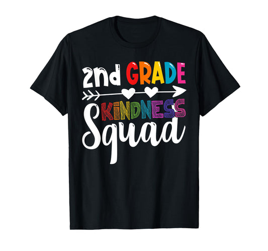 2nd Grade Kindness Squad Second Grade Teacher Anti-Bullying T-Shirt