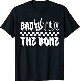 Bad Two the Bone Birthday 2 Years Old Birthday T-Shirt