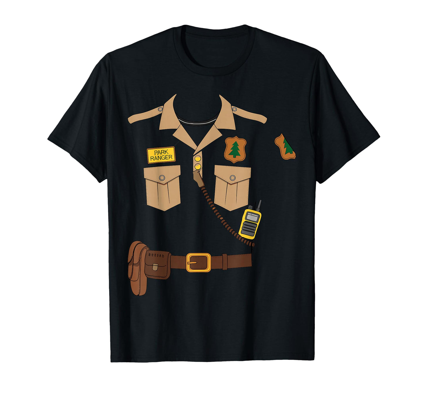 Park Ranger Costume DIY Lazy Halloween T-Shirt