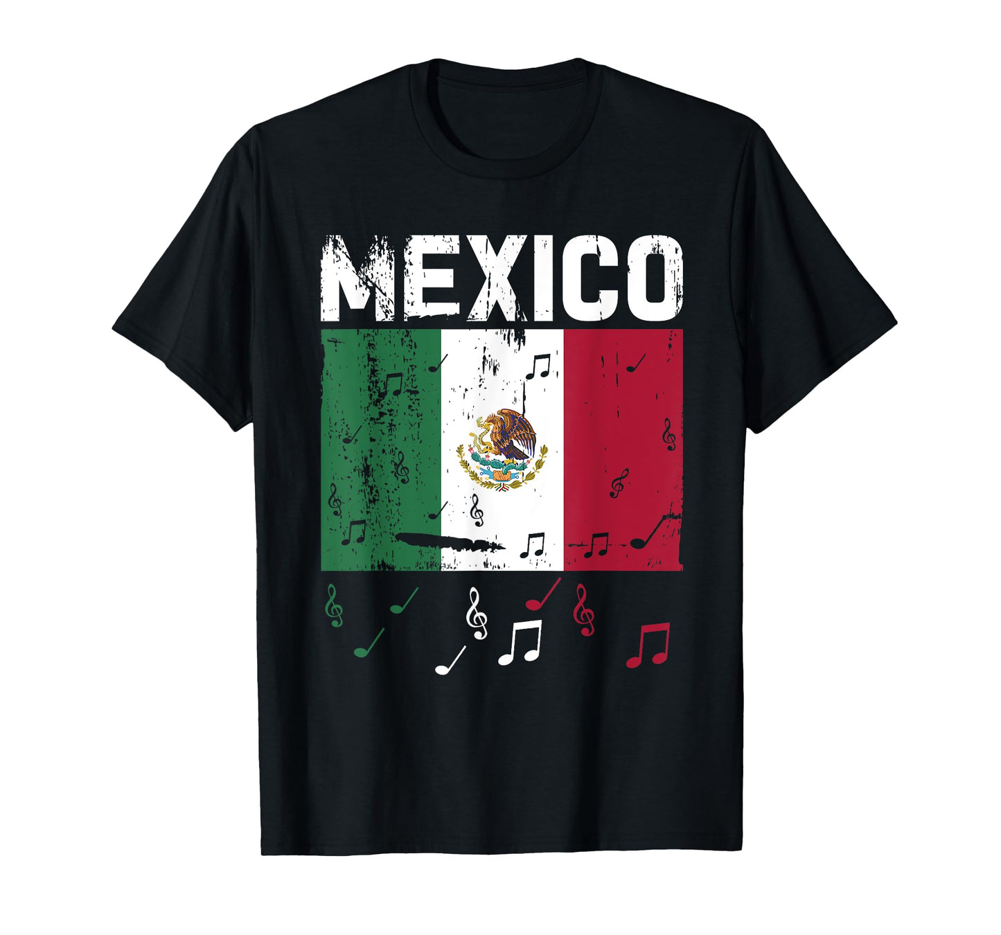 Mexico Flag Mexican Hispanic Siesta Pride Vintage T-Shirt