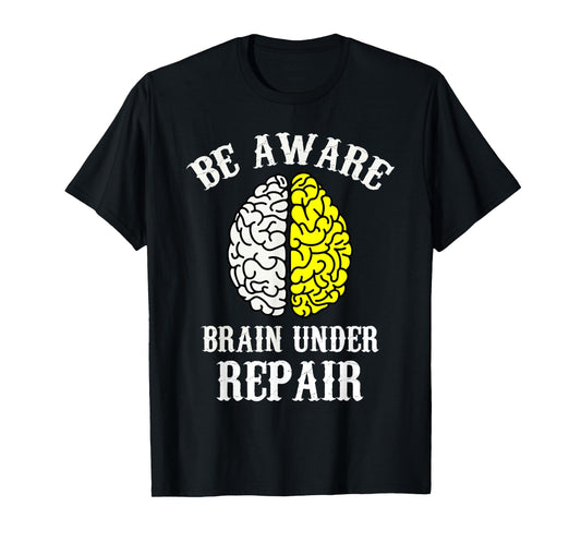 Funny Concussion PCS Warrior Awareness Support Gift T-Shirt