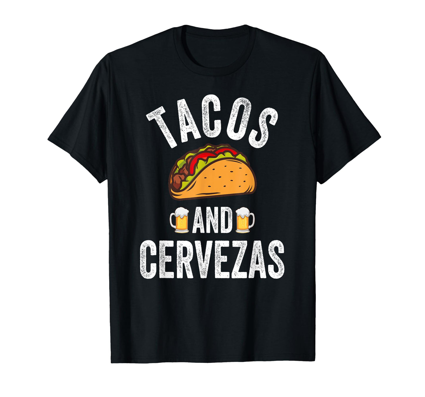 Tacos And Cervezas Shirt Funny Cinco De Mayo Mexican Party T-Shirt