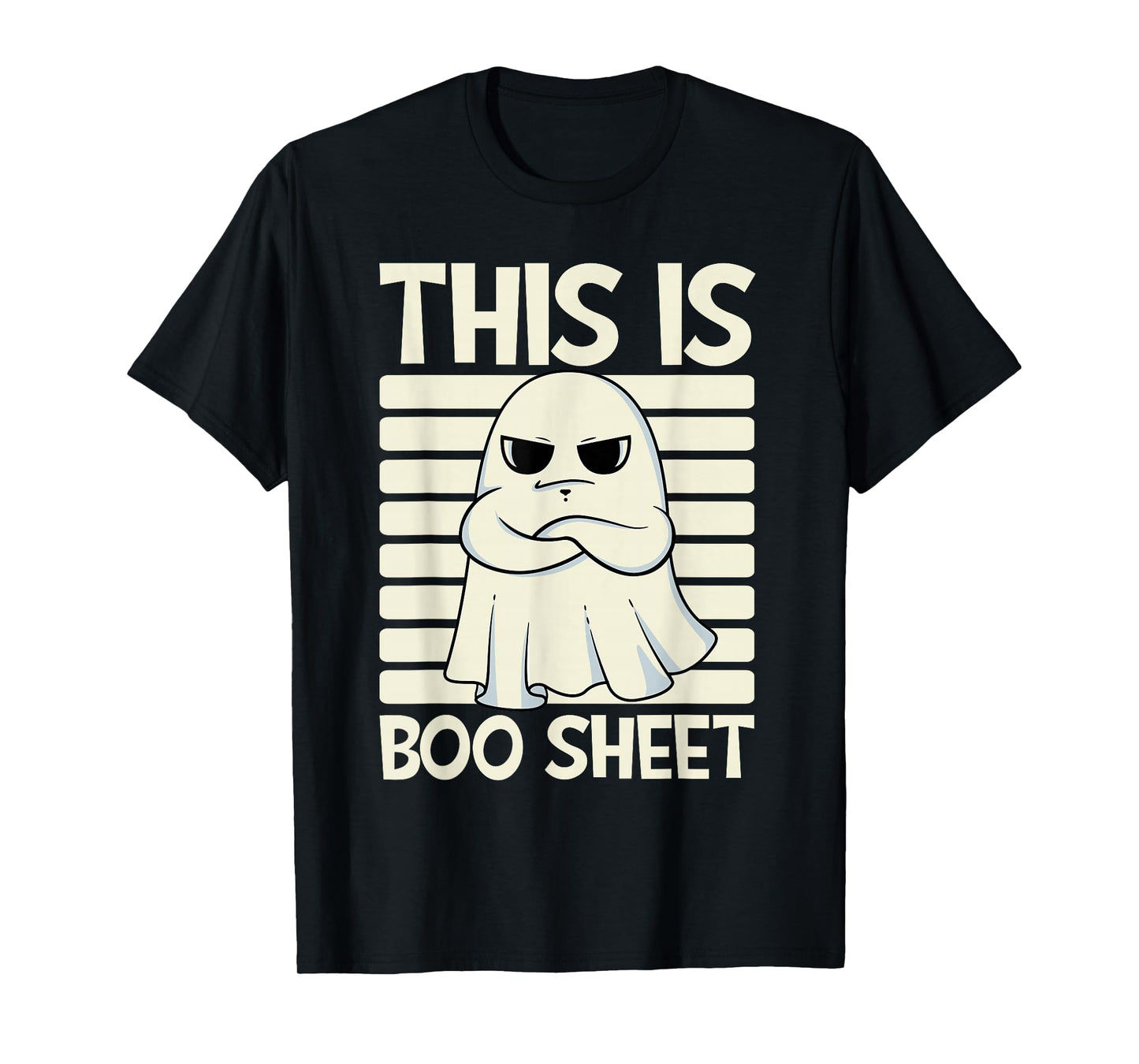 This is Boo Sheet Ghost Halloween Costume Men Women T-Shirt