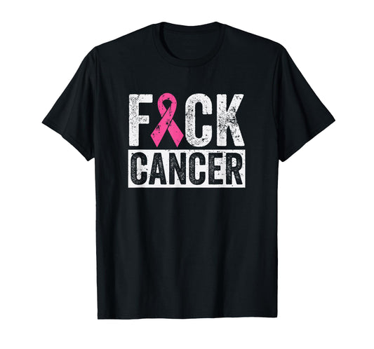 Fuck Cancer Breast Cancer Awareness T-Shirt