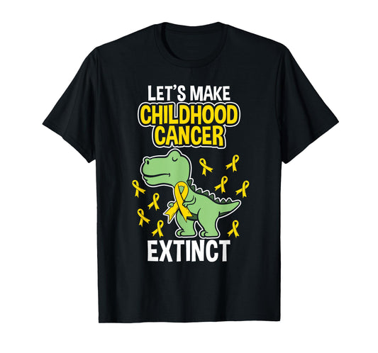Childhood Cancer Extinct Dinosaur Dino Pediatrician Pedia T-Shirt