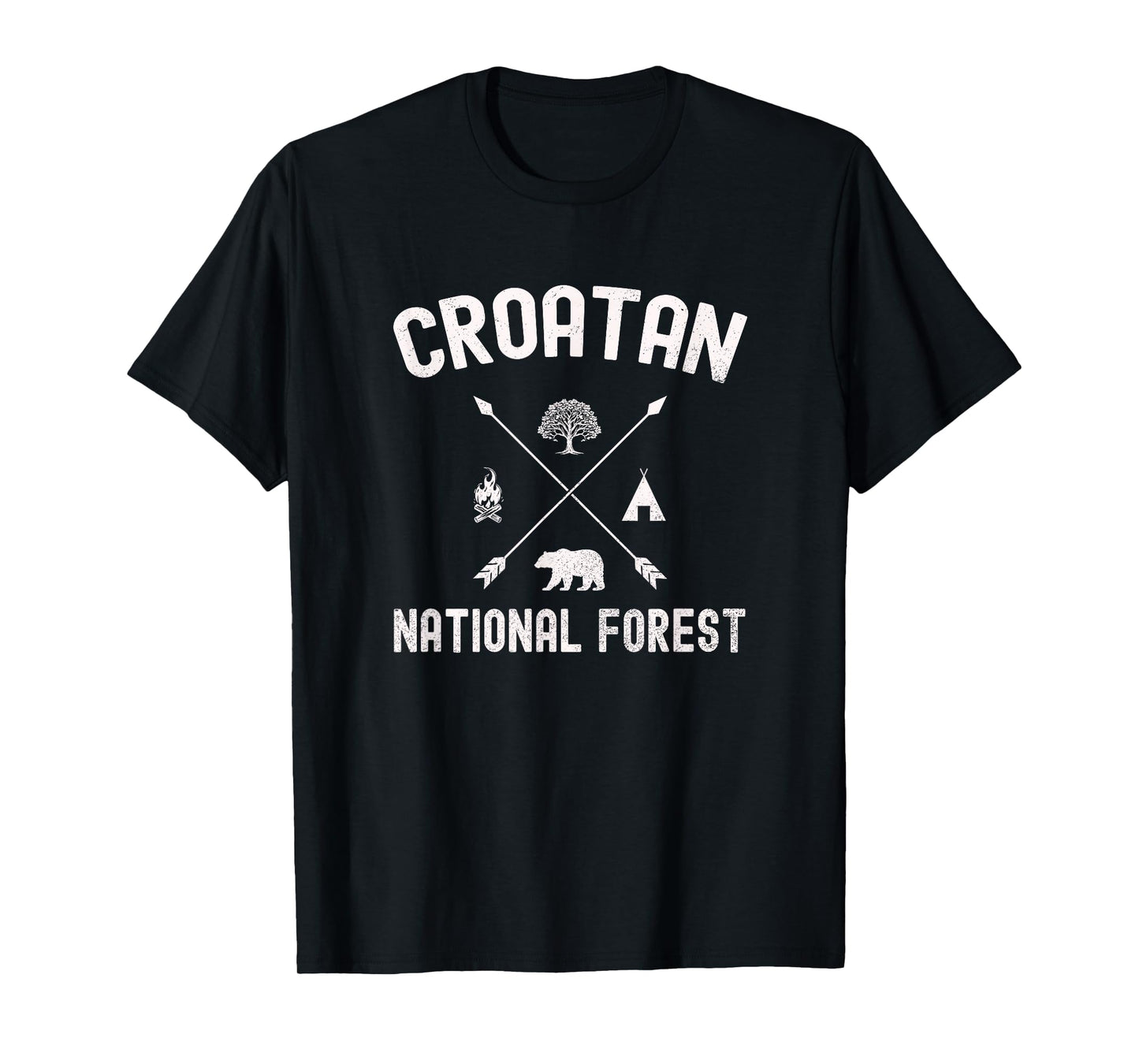 Croatan National Forest Adventure Design T-Shirt