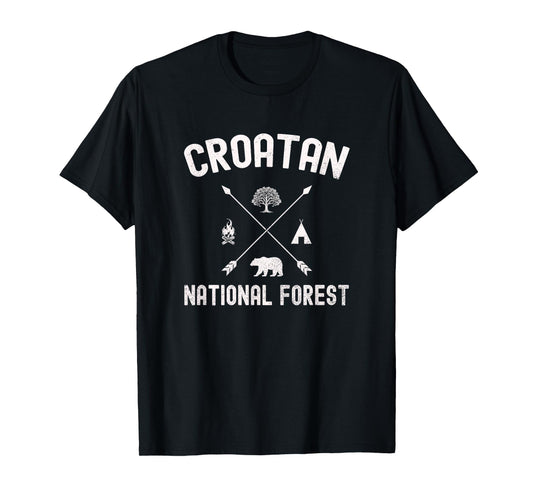 Croatan National Forest Adventure Design T-Shirt
