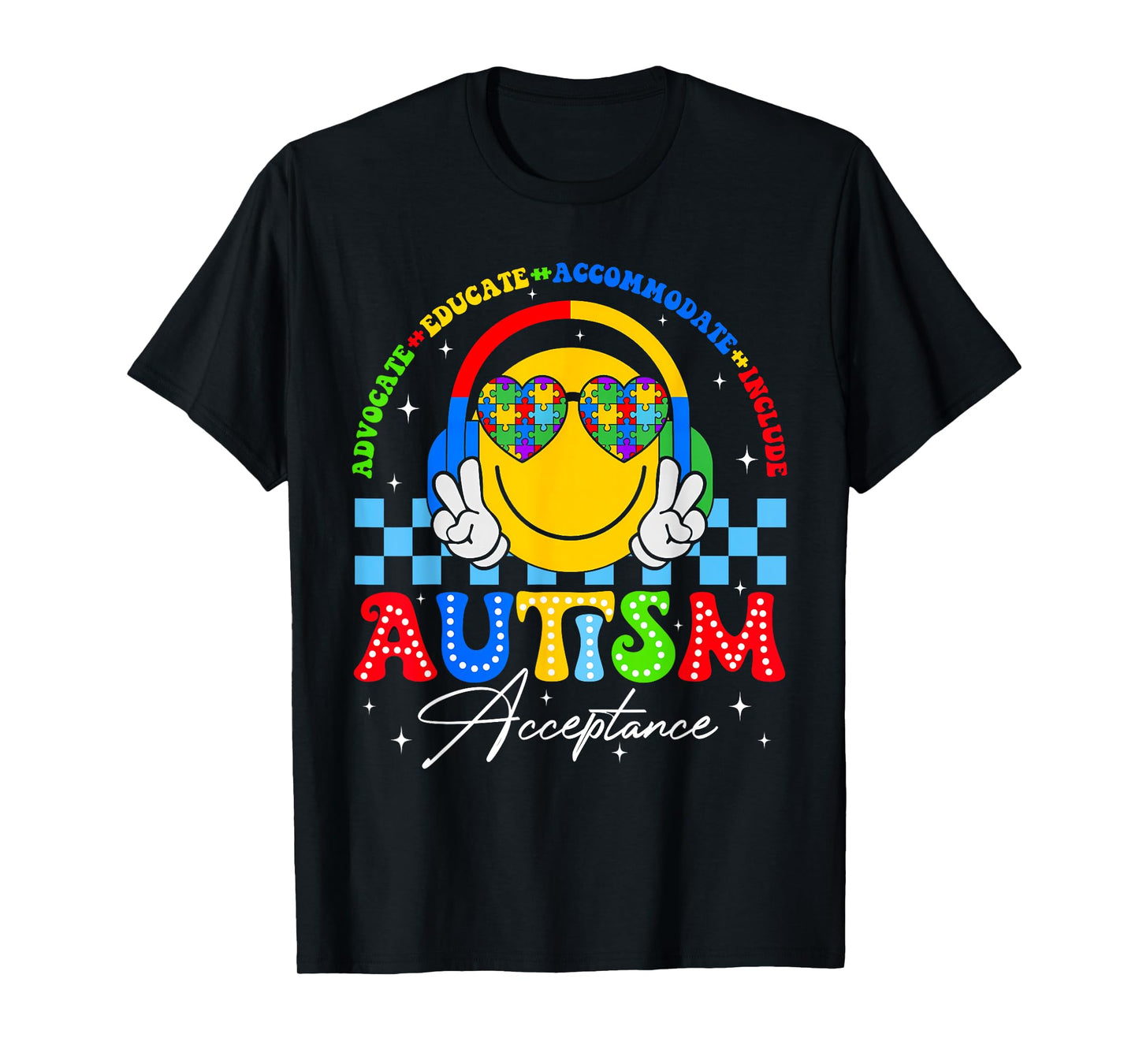 Autism Awareness Acceptance Special Education Teacher Kids T-Shirt