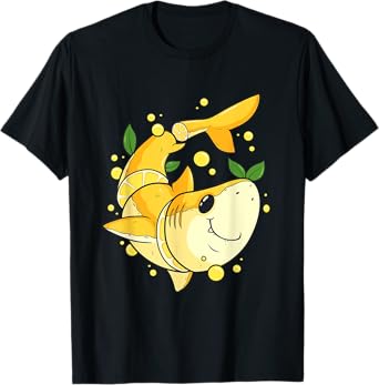 Funny Chopped Lemon Shark Word Game Shark Gift T-Shirt
