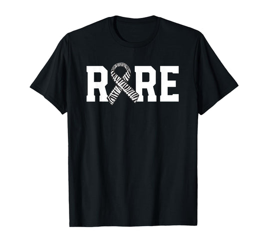 Rare Disease Awareness Walk Zebra Ribbon EDS Carcinoid T-Shirt