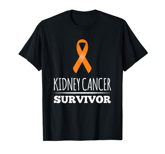Kidney Cancer Survivor With Ribbon T-Shirt