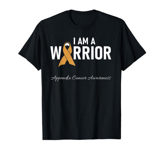 Appendix Cancer Awareness Survivor Ribbon Men Women T-Shirt