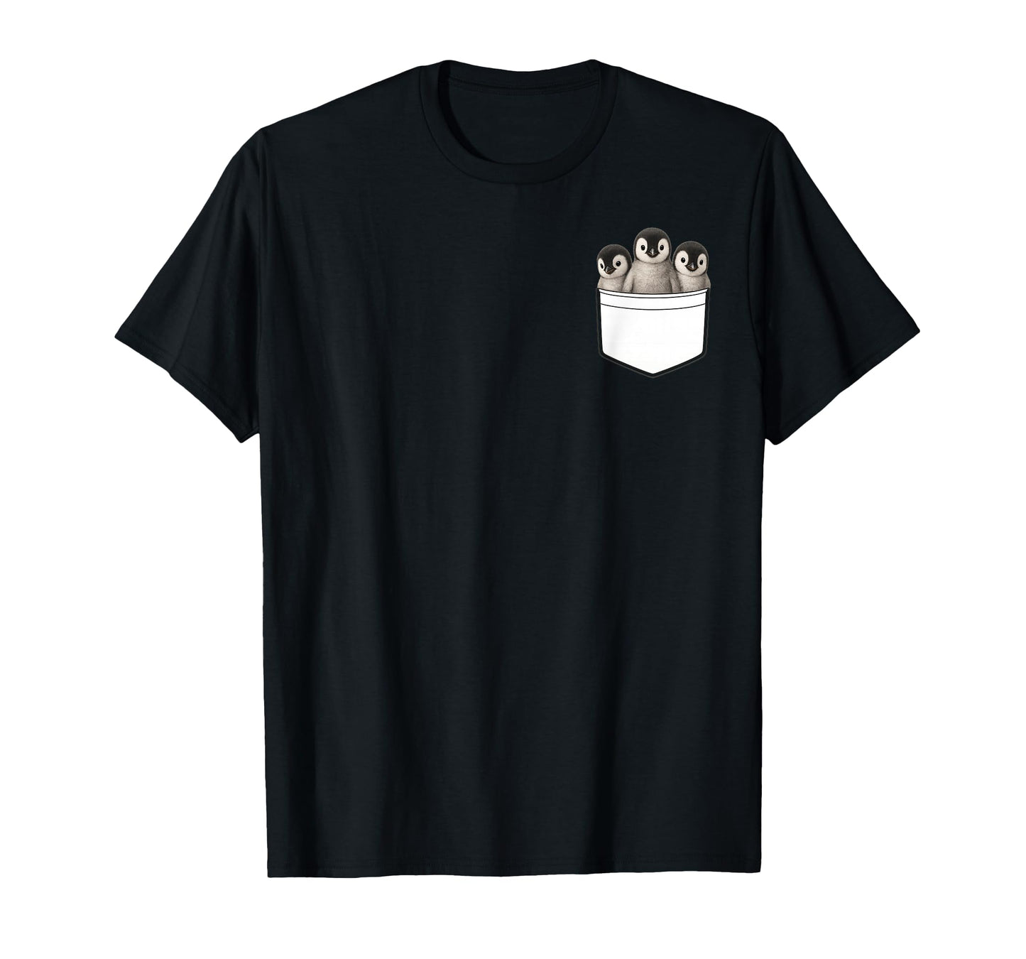Penguin Pocket Baby Penguins Cute Funny T-Shirt