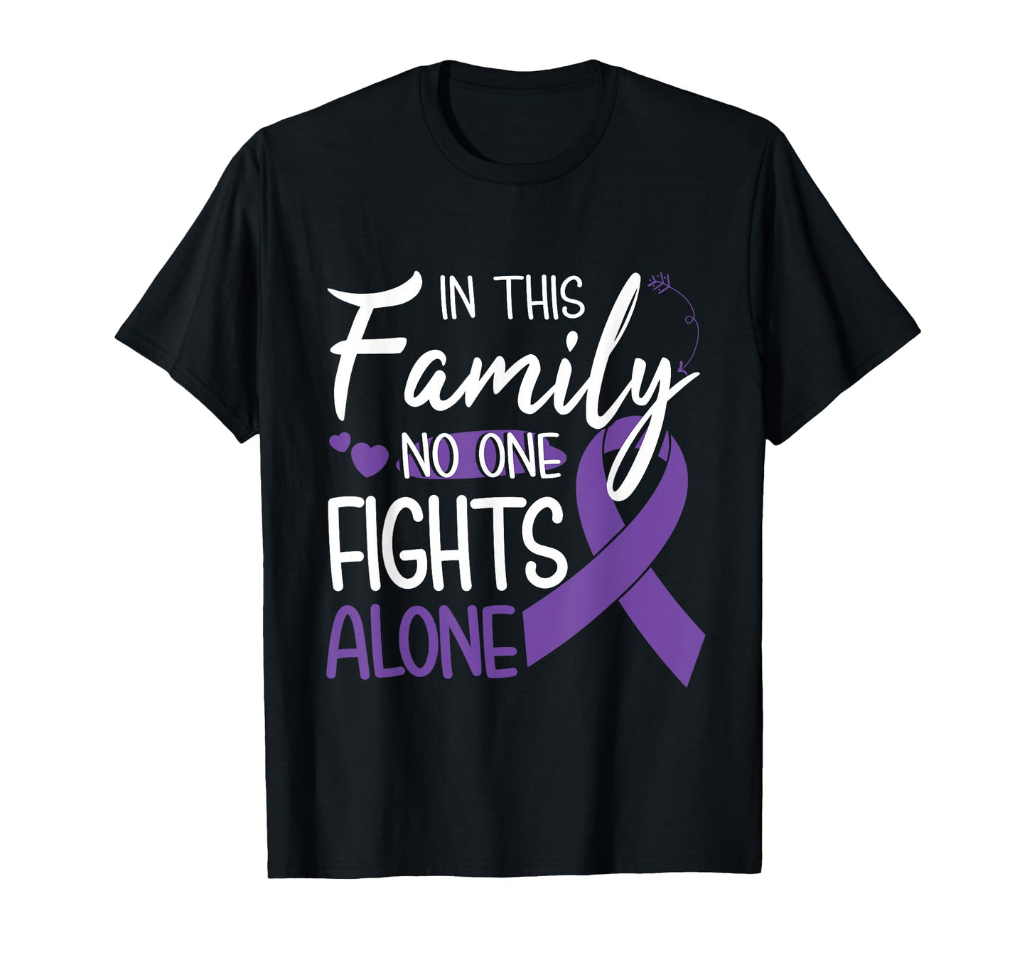 In this family no one fights alone Pancreatic Cancer tshirt T-Shirt