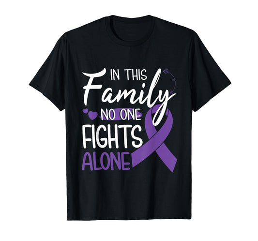 In this family no one fights alone Pancreatic Cancer tshirt T-Shirt