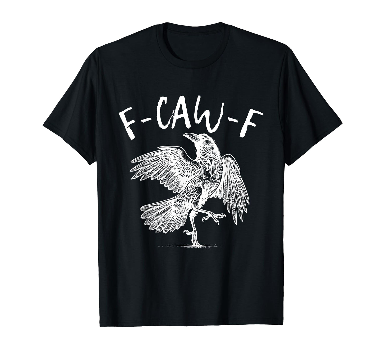F-Caw-F Vintage Crow T-Shirt
